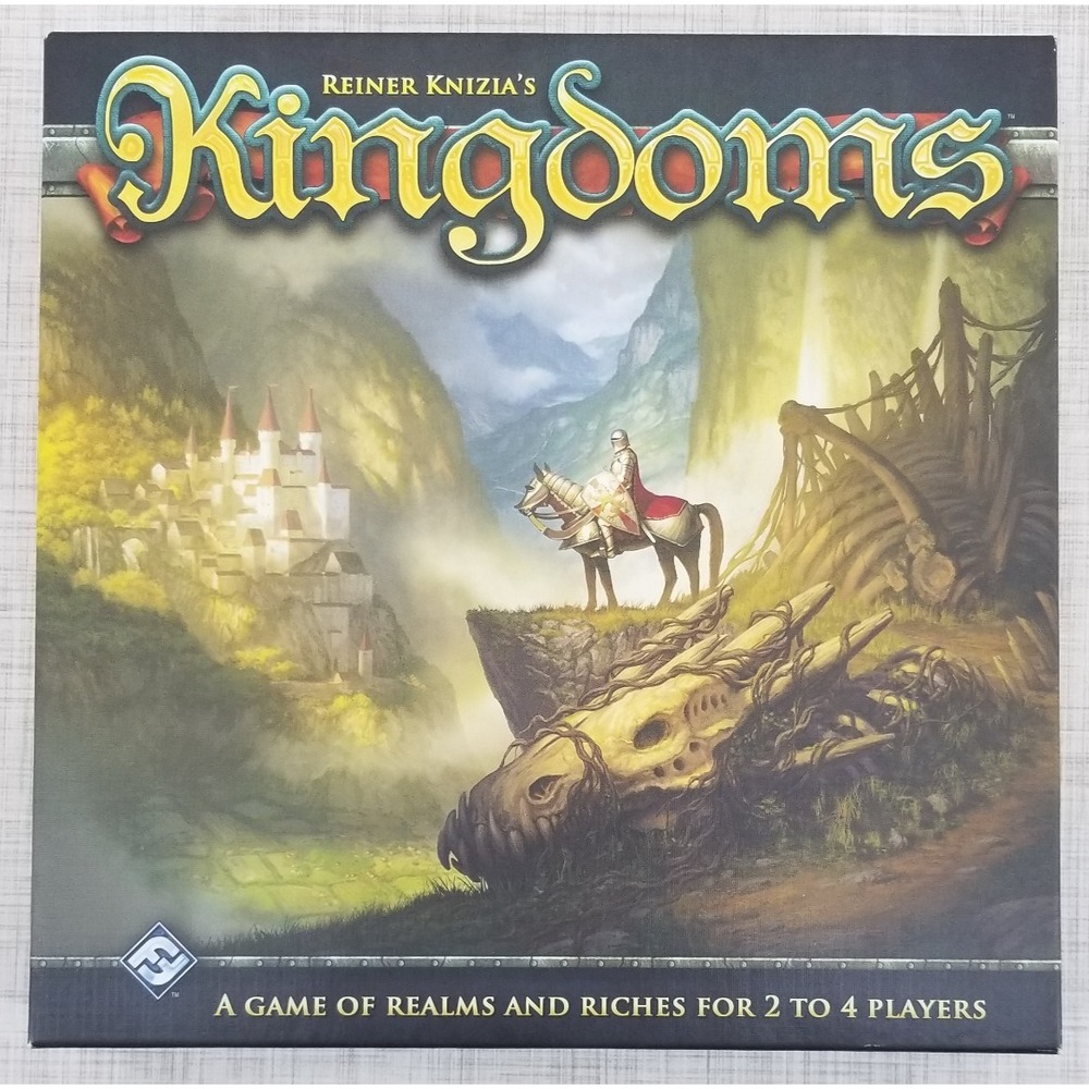 Kingdoms by Fantasy Flight Games 2011 Reiner Knizia's Castles Knights Strategy